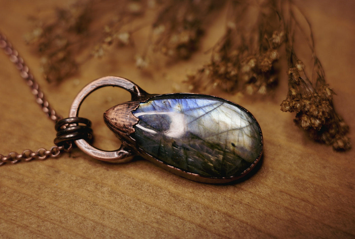 Labradorite Copper Necklace