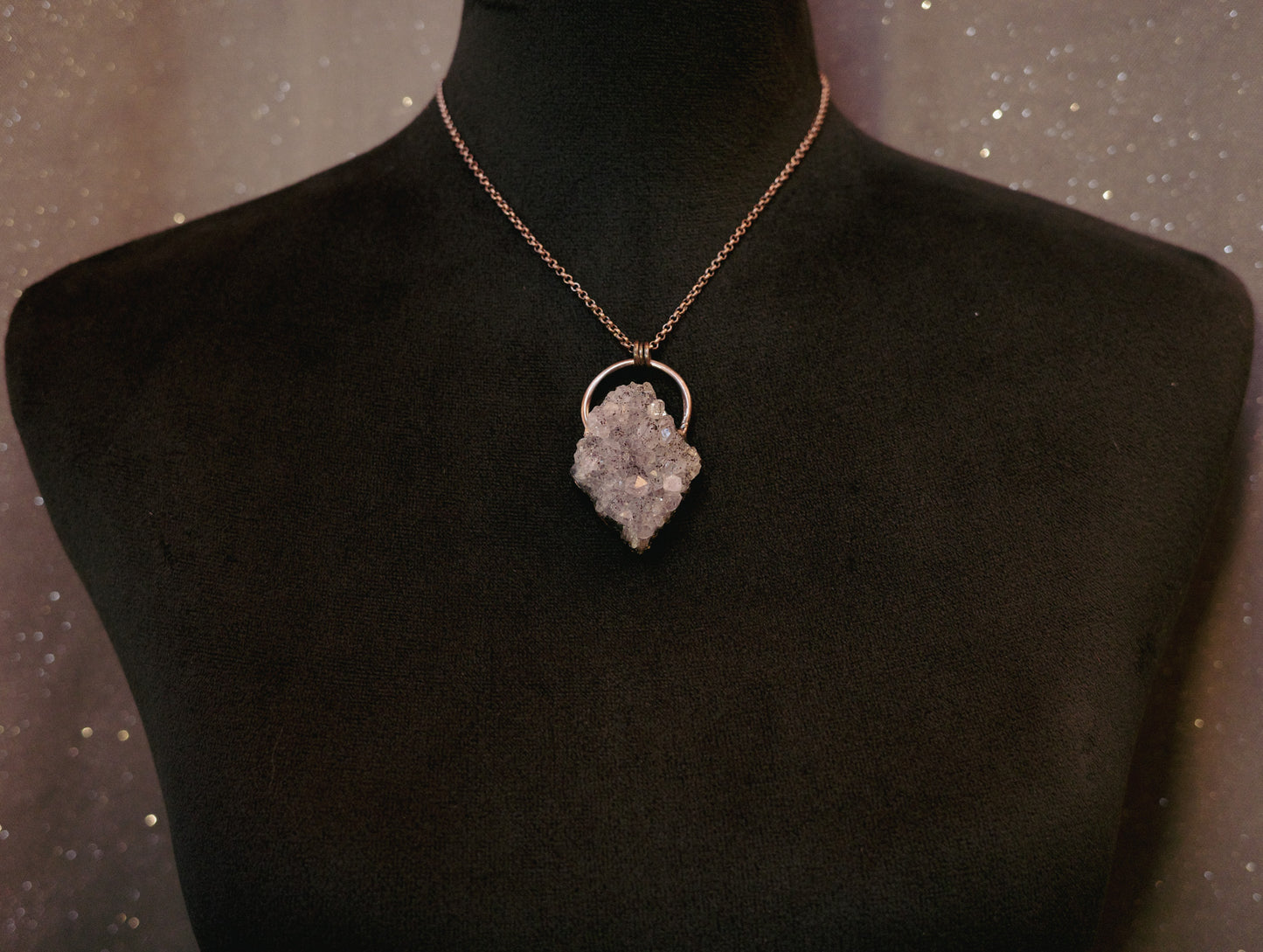 Amethyst Copper Necklace
