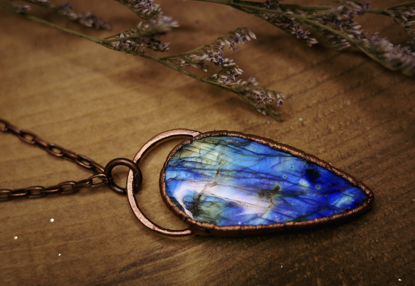 Labradorite Copper Necklace