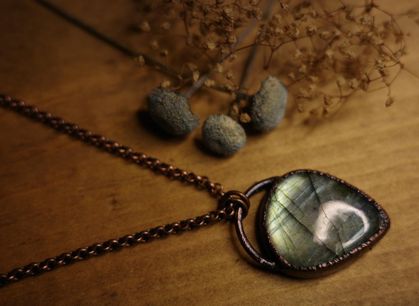 Labradorite Copper Necklace