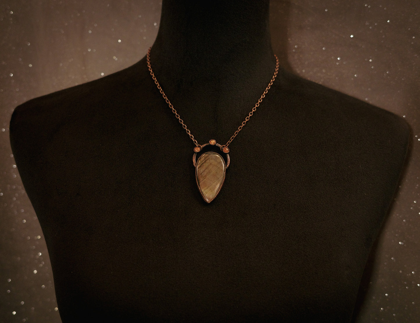 Labradorite Copper Necklace